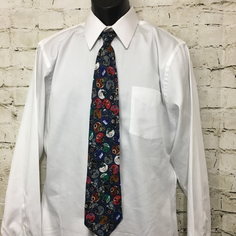 NFL NFC and AFC Team Helmets Mens Neck Tie